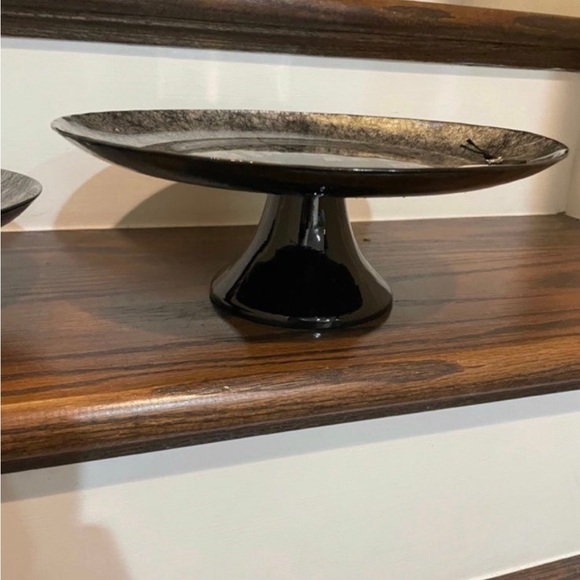 AKCAM BLACK/ GREY HALLOWEEN“HAUNTED HOUSE” PLATE STANDS...